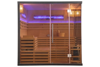 Sauna fińska Nordum Solea Edge 4-osobowa czarna