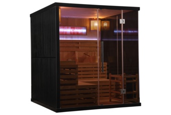 Sauna fińska Nordum Solea Edge 5-osobowa czarna