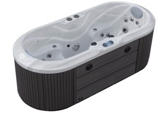 Wanna ogrodowa z hydromasażem Aquess Zenya 22501 - dwuosobowa - dla par Wanna ogrodowa z hydromasażem Aquess Zenya 22501