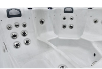 Wanna ogrodowa z hydromasażem Aquess Zenya 3101 6-osobowa