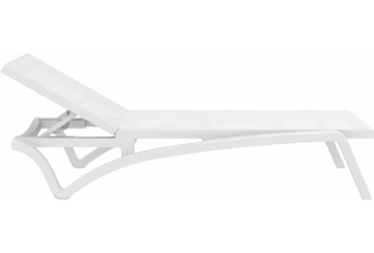 Leżak ogrodowy Siesta Pacific White / White