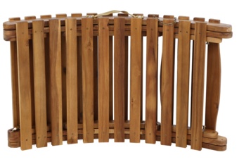 Leżanka ogrodowa drewniana Akacja Lux