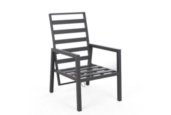 Meble ogrodowe aluminiowe Morton Dark Grey / Grey