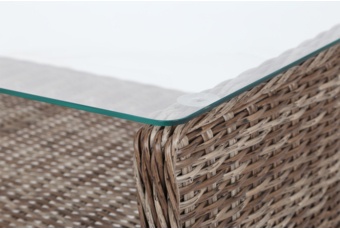 Meble ogrodowe technorattanowe Almeria Ginger / Brown Melange