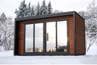 Sauna fińska zewnętrzna Leil® Saunas Patio L 5-osobowa