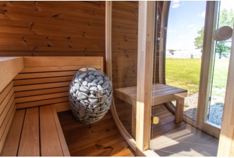 Sauna fińska zewnętrzna Leil® Saunas Dice Dual 4-osobowa