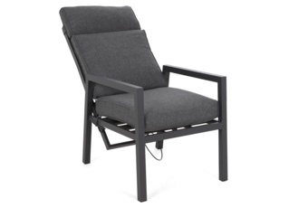 Meble ogrodowe aluminiowe Morton Dark Grey / Grey Melange