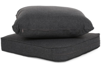 Meble ogrodowe technorattanowe Foggia Ginger Melange / Dark Grey