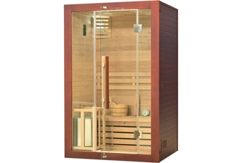 Sauna fińska Nordum Basic 2-osobowa brązowa