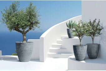 Donica ogrodowa Defora Concrete Gray 106 l