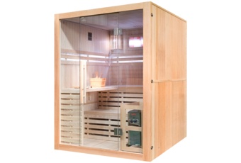 Sauna fińska EA3DS Natural z panelami solnymi