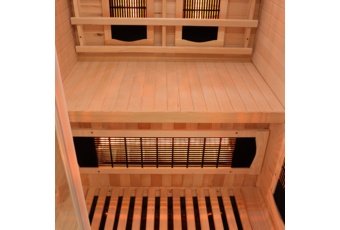 Sauna infrared Nordum Basic 1-osobowa biała - drewniana - z koloroterapią Sauna infrared Nordum Basic 1-osobowa biała