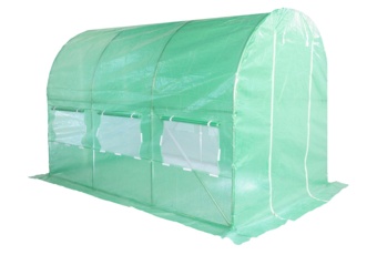 Folia na stelaż tunelu ogrodowego 200 x 350 cm zielona