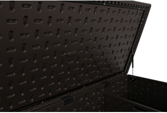 Skrzynia ogrodowa wzmocniona Orebro 984 l Brown