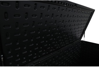 Skrzynia ogrodowa wzmocniona Orebro 984 l Black