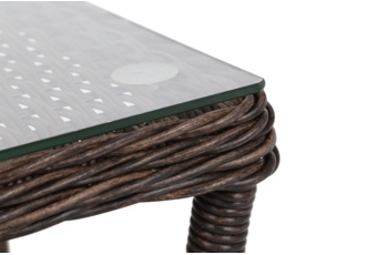 Meble ogrodowe technorattanowe Sofia Brown Mat / Brown Melange