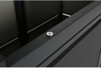 Zabudowa kosza śmietnikowego TOP BOX Premium 2 x 240 l - antracytowy - 2 moduły Zabudowa kosza śmietnikowego TOP BOX Premium 2 x 240 l