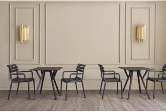 Krzesło Siesta Paris Taupe beżowe Krzesło Siesta Paris Taupe