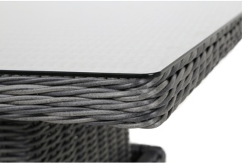 Meble ogrodowe technorattanowe Memfis Grey / Grey Melange