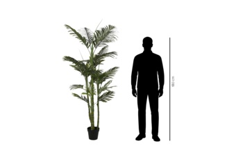 Sztuczna palma wielopienna 200 cm