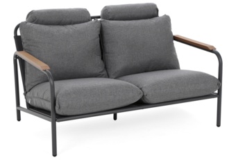 Meble ogrodowe aluminiowe Como Grey / Grey