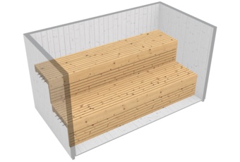 Sauna fińska zewnętrzna Azalia Sauna fińska zewnętrzna Megiw Azalia
