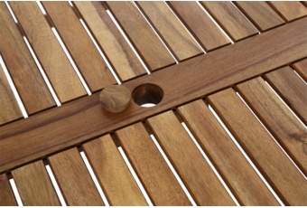 Meble ogrodowe drewniane Akacja 6+1