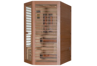 Sauna infrared narożna EF3CR z koloroterapią