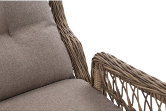 Meble ogrodowe technorattanowe Corfu Light Brown / Beige Melange