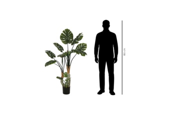 Sztuczna monstera wielopienna 160 cm