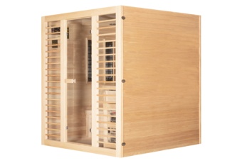 Sauna hybrydowa Nordum Combi 4-osobowa naturalna