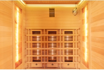 Sauna infrared Nordum Solea 2-osobowa szara