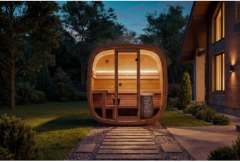 Sauna fińska zewnętrzna Leil® Saunas Dice Pocket 4-osobowa