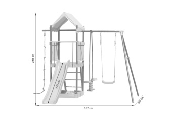 Plac zabaw do ogrodu Zielona Dżungla