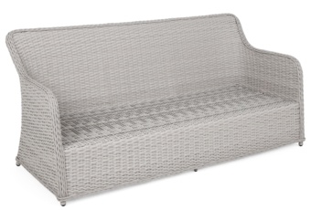 Meble ogrodowe technorattanowe Bergamo White / Grey