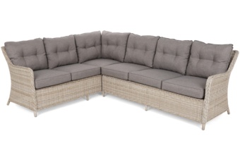 Narożnik ogrodowy technorattanowy California Beige / Beige Melange