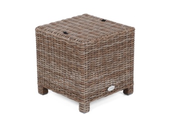 Puf ogrodowy technorattanowy California Ginger / Brown Melange