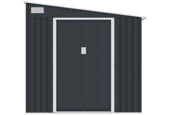 Domek ogrodowy Helsinki szary 214 x 257 cm Domek narzędziowy Helsinki 214 x 257 cm Grey
