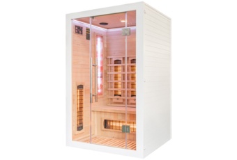 Sauna infrared EA2RS White z panelami solnymi 2-osobowa