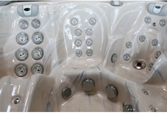 Wanna ogrodowa z hydromasażem Aquess Delight 5202 5-osobowa