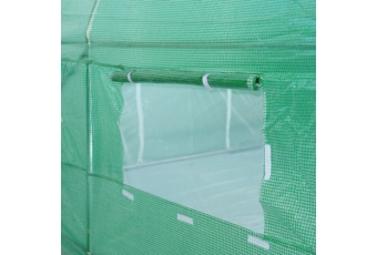Folia na tunel ogrodowy 2,5x5 m zielona Folia na stelaż tunelu ogrodowego 250 x 500 cm zielona