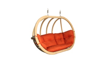 Kokon ogrodowy dwuosobowy Timber Plus O-Zone Premier czerwony Fotel wiszący Timber Plus O-Zone Premier Red