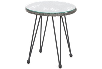 Meble balkonowe technorattanowe Zanzibar Grey / Grey