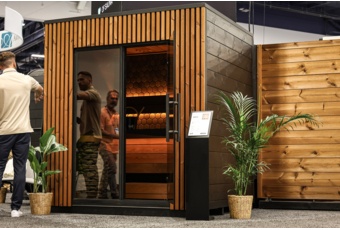 Sauna fińska zewnętrzna Leil® Saunas Viva 210 3-osobowa