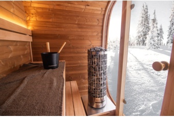 Sauna fińska zewnętrzna Leil® Saunas Dice Pocket 4-osobowa
