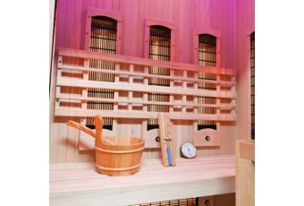 Sauna hybrydowa Nordum Combi Line 2-osobowa czarna