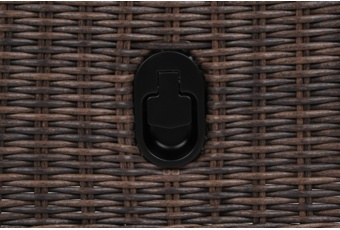 Fotel technorattanowy Bristol Relax Brown Mat / Brown Melange