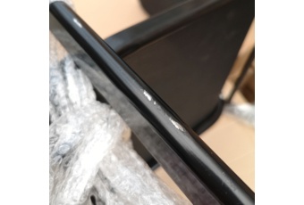 Krzesło metalowe ogrodowe Sevilla Black / Black II. gatunek