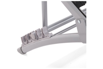 Leżak ogrodowy metalowy Summer Silver / Black