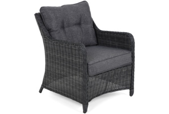 Narożny zestaw mebli ogrodowych prawy California Grey / Grey Melange